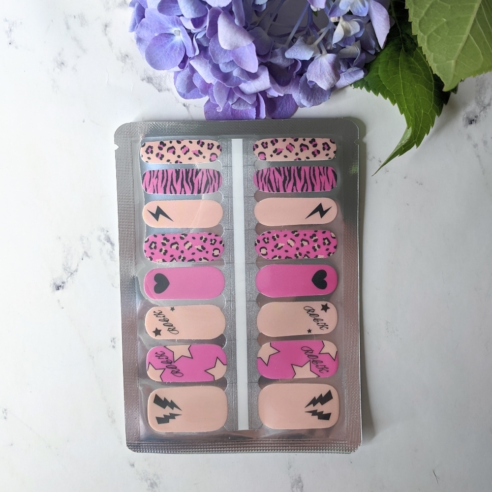 5 for $15 Nail Wraps - Pink Punk